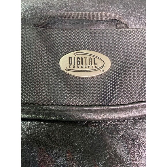 Digital Concepts Camera Carrying Case Crossbody Faux Leather Front Zip - Picture 9 of 13